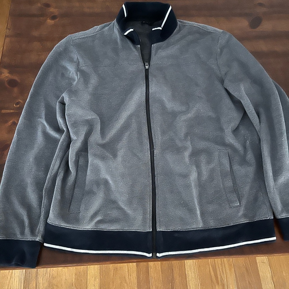 Banana Republic Navy and Gray Jacket